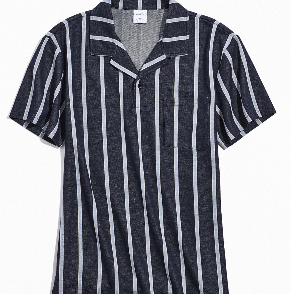 Urban Outfitters Striped Polo Shirt